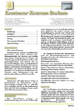 Erste Seite Infobroschüre Kontinenz-Zentrum