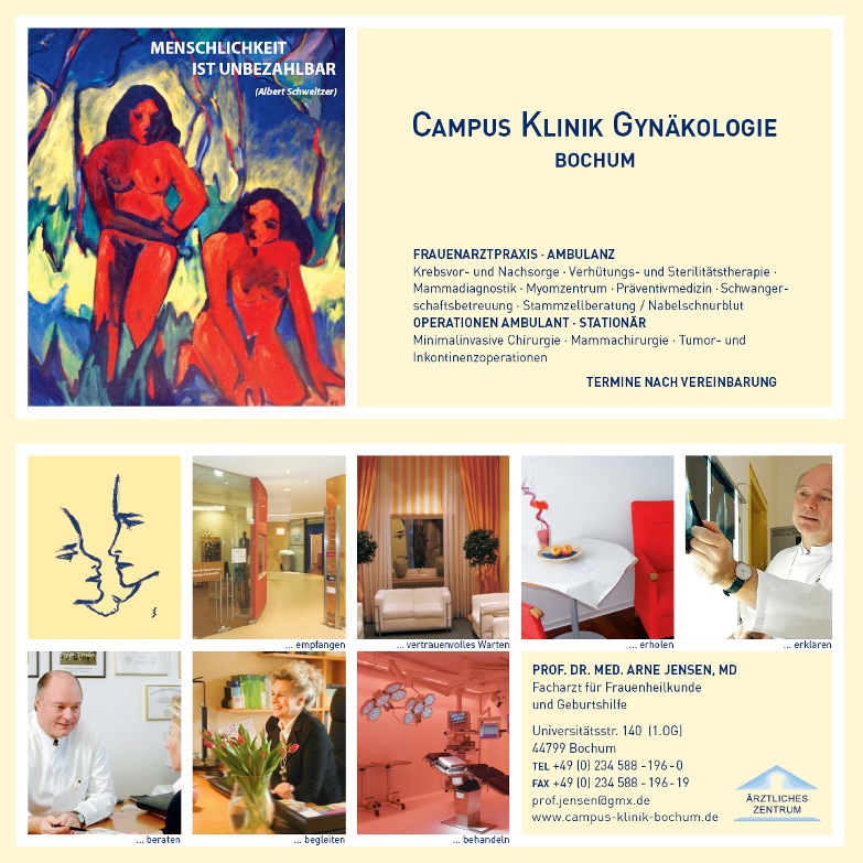 Flyer Campus Klinik Gynkologie